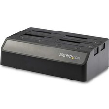 StarTech.com 4-Bay USB 3.1 to SATA Hard Drive Docking Station, 10Gbps USB Har... picture