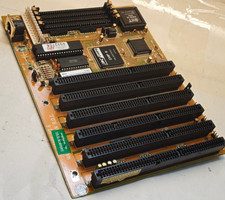 386 PCChips M396F V2.6 mini Motherboard with Am386SX-40 CPU, FPU & 2 MB + Bonus picture