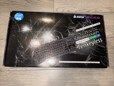 FILCO Majestouch Tenkeyless Cherry Blue Compact USB Wired Keyboard Black QWERTY picture