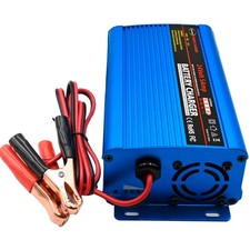 Unocho 24V 5A Battery Charger Maintainer Alligator Clips for AGM Gel SLA VRLA picture