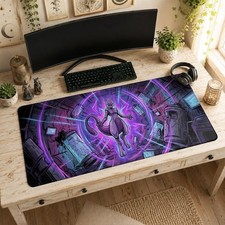 Mewtwo Mouse Pad | Psychic Type Desk Mat, Pokemon Gaming Desk Mat Mouse Pad picture