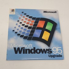 MICROSOFT WINDOWS 95 Upgrade OS With CD-Key  / PC Vintage Retro Software 90's picture