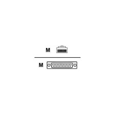Digi RJ45 to DB25 Cable - RJ-45 Male - DB-25 Male - 4ft (76000195) picture