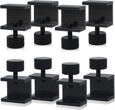 8pcs 3d Printer Glass Bed Clips, Lattice Fixing Clamp, Black picture
