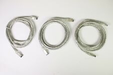 Firewire Cables - Lot of 3 Cables - Each 6 Feet Length - Excellent Condition picture