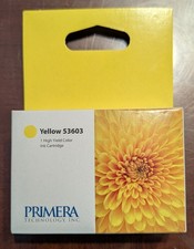 PRIMERA Authentic New in Box HIGH YIELD YELLOW 53603 INK Cartridge for printer picture