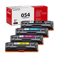 High-Yield 054 Toner Cartridge Set (4-Pack, BK/C/M/Y) Compatible mf642cdw Ton... picture