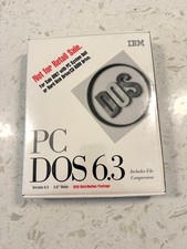 NEW SEALED  IBM PC-DOS 6.3 Original 3.5