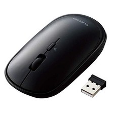 ELECOM Wireless Mouse  with USB Receiver  Silent  Quiet Click  Slim  4 Button picture