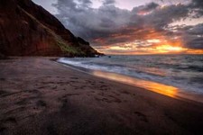 Landscape nature hawaii mountains clouds long exposure Custom Gaming Mat Desk picture