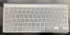 ORIGINAL GENUINE Apple A1314 Wireless Keyboard White Keys Aluminum Metal TESTED picture