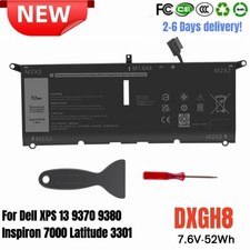 ✅DXGH8 0DXGH8 Battery For Dell XPS 13 9370 9380 Latitude 3301 inspiron 7400 7490 picture