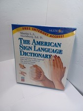New The American Sign Language Dictionary Multimedia 2000 Inc CD Macintosh PC  picture