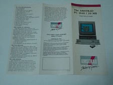 Amstrad PC 1640 Computer Information Folder 1989 Vintage Booklet picture