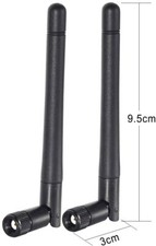 2pcs Bingfu Dual Band WIFI Antenna RP-SMA Male Antenna For Security IP Camera picture