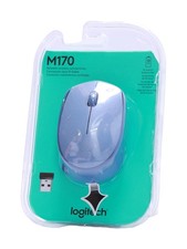 Logitech M170 Compact Wireless Mouse Ambidextrous Blue Grey picture