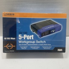 Linksys EZXS55W 5 Port Wired Ethernet Workgroup Switch New Box picture