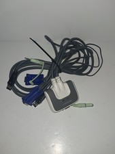 IOGEAR 2 Port USB Compact KVM Switch Box with Cables - GCS632U picture