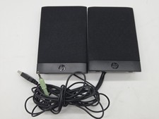 HP Thin USB Powered Flat Desktop PC Computer Stereo Speakers - Model H-204 picture