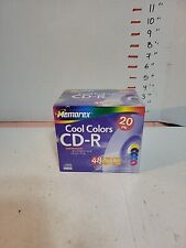 Memorex Cool Colors CD-R 20 PK 48X 700MB 80Min SEALED picture