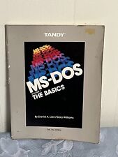 Tandy MS-DOS The Basics Vol 1 David Lien & Gary Williams 1985 No. 25-1506 picture