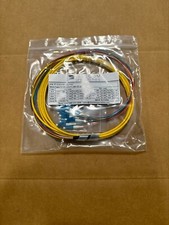 12 Strand Singlemode LCUPC 250um Fiber Optic Pigtails with Jacket - 10 Pigtails picture