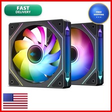 DARKROCK R120 Black 2-Pack 120mm Reverse Blade PC Fan picture