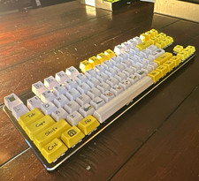 Glorious GMMK-TKL-RGB Modular TKL RGB Mechanical Keyboard Black/White/Yellow picture