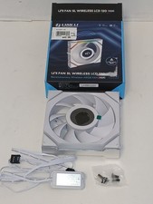Lian Li Uni Fan SL Wireless LCD 120 Blade - WHITE - 1 Pack - COMPLETE  (Read)  picture