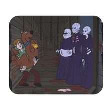Scooby Doo & Shaggy Meets Hellraiser Cenobites Mouse Pad Cartoon Mashup Custom picture