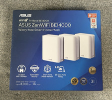 ASUS ZenWiFi BE14000 Tri-Band Wi-Fi 7 Mesh System - 3 Pack - White - NEW picture