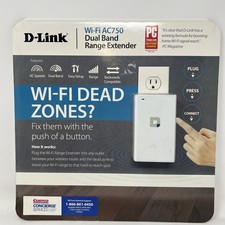D-Link Wi-Fi AC750 Access Dual Band Range Extender WiFi Signal Repeater DAP-1520 picture