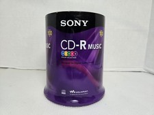 Sony CD-R Music Discs 80 min Color Collection Discs - 100CRM80RSX 100 Count New picture