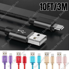 Fast Charger Cable Heavy Duty For iPhone 14 13 12 11 X XS XR 8 7 6 Charging Cord picture