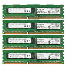 Micron+Crucial 32GB 4X8GB PC3L-12800E 1600MHZ 1.35V ECC Un-buffered UDIMM Memory picture