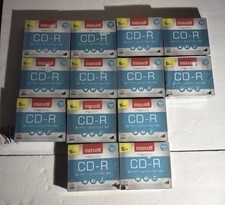 13 Sealed Maxell CD-R 5-Packs (65 Discs Total) - 700MB 80min 48x maxdata picture