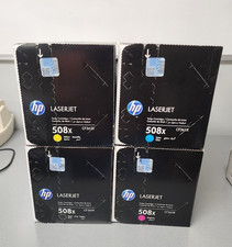 HP 508X SET OEM 4-Pack Original HP High-Yield Toner Cartridges picture