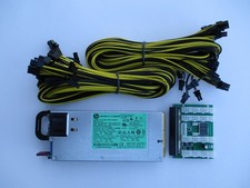 1200 Watt 94% Platinum 110-240V GPU Mining Rig Power Supply Kit X11  picture
