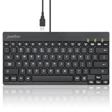 Perixx Periboard-326 Wired Mini Backlit Usb Keyboard Profile Keys Us English picture
