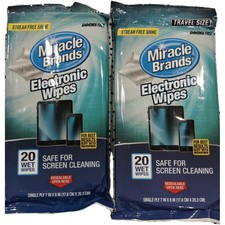 MiracleWipes for Electronics Cleaning - Screen Wipes Designed for TV  Phones 40 picture