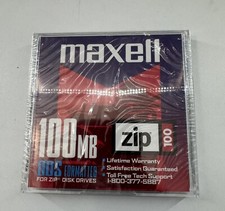 100 MB Zip Disk Zip 100 Megabyte By Maxell IBM Formatted NEW picture