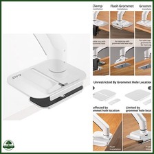 Adjustable Monitor Stand Reinforcement Plate 49 Inch Capacity White picture