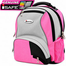Student Backpack iSafe 120dB Alarm Siren Strobe Light Safety Book Bag New w/ Tag picture