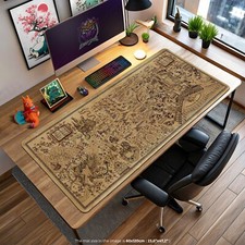 Harry Potter Marauder’s Map Desk Mat - Magical Hogwarts Map Mouse Pad picture