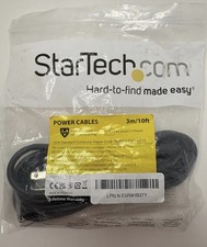 Startech 10ft (3m) Computer Power Cord, NEMA 5-15P to C13 10A 125V 18AWG Black picture