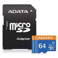 ADATA Technology 64GB Premier microSD/SDHC UHS-I A1 Memory Card with SD Adapter picture