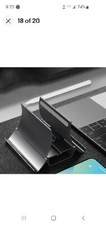 Vertical Laptop Stand Shrink Space-Saving Tablet Stand (Space Gray) picture
