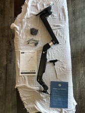 Ergounion Monitor Wall Mount Arm Full Motion 13-38in 25lb VESA 75/100 Black NEW picture