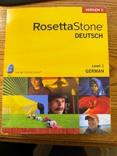 Rosetta Stone German Deutsch Version 3,  PC Discs picture