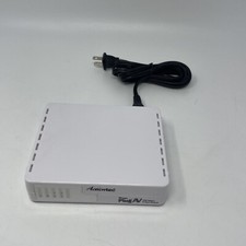 Actiontec Mega Plug AV 200Mbps 4-Port Switch PowerLine Ethernet Adapter picture